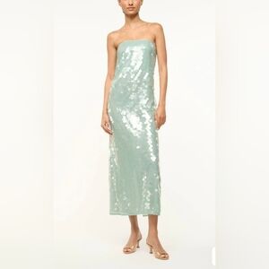 New STAUD Casey Dress Mist Size 2